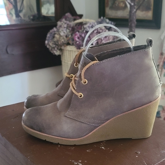 Sperry Top siders wedges booties leather - Picture 3 of 9